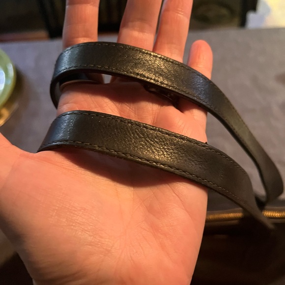 Fossil black leather zipper tote - Picture 10 of 11